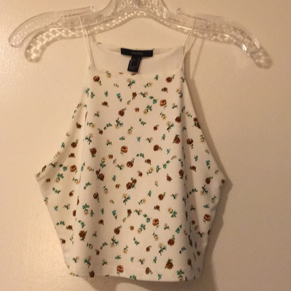 Forever 21 Floral Summer Crop Top